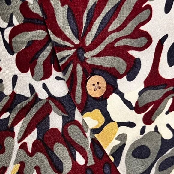 Tommy Bahama Rayon Hawaiian Birds Button Up Shirt Size Large #13 - Picture 6 of 7